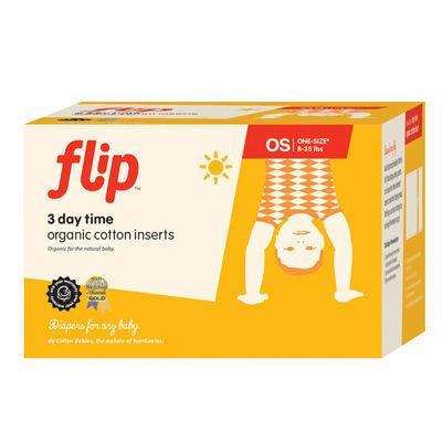 Flip Diapers Organic Day Time Insert 3-Pack